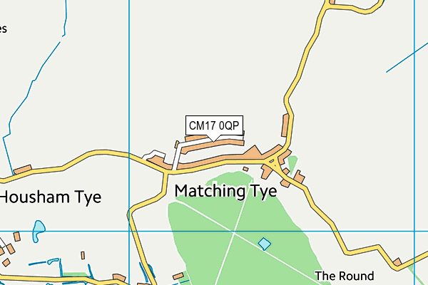 CM17 0QP map - OS VectorMap District (Ordnance Survey) CM17 0QP map - OS VectorMap District (Ordnance Survey)