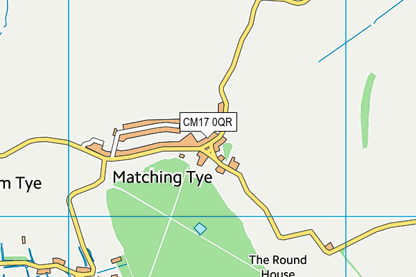 CM17 0QR map - OS VectorMap District (Ordnance Survey) CM17 0QR map - OS VectorMap District (Ordnance Survey)