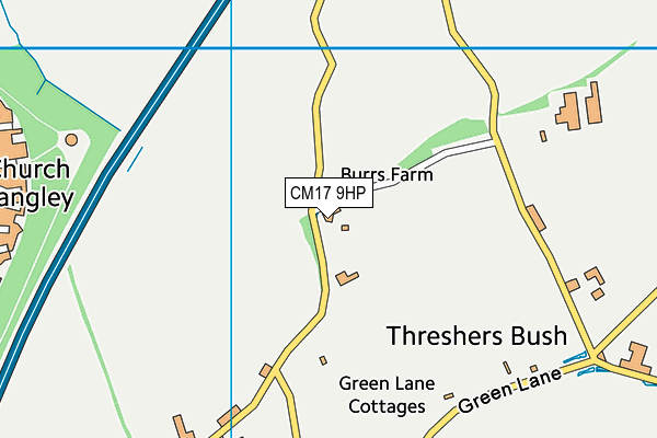 CM17 9HP map - OS VectorMap District (Ordnance Survey) CM17 9HP map - OS VectorMap District (Ordnance Survey)