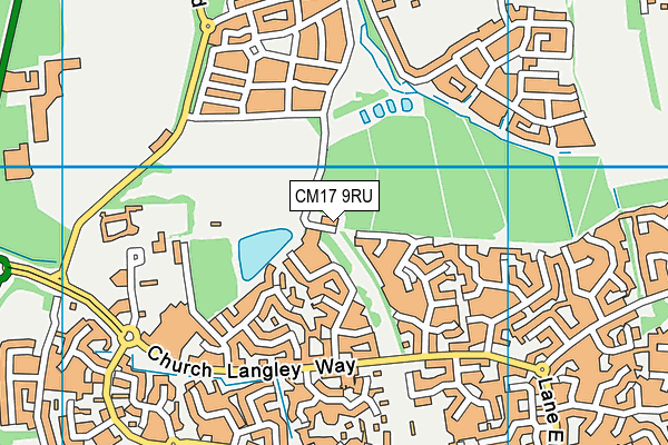 CM17 9RU map - OS VectorMap District (Ordnance Survey) CM17 9RU map - OS VectorMap District (Ordnance Survey)