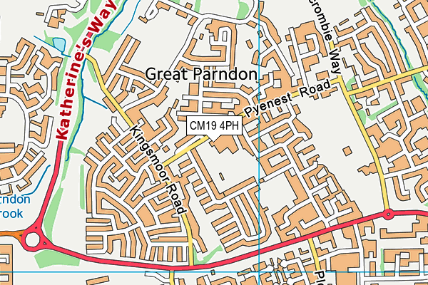 CM19 4PH map - OS VectorMap District (Ordnance Survey) CM19 4PH map - OS VectorMap District (Ordnance Survey)