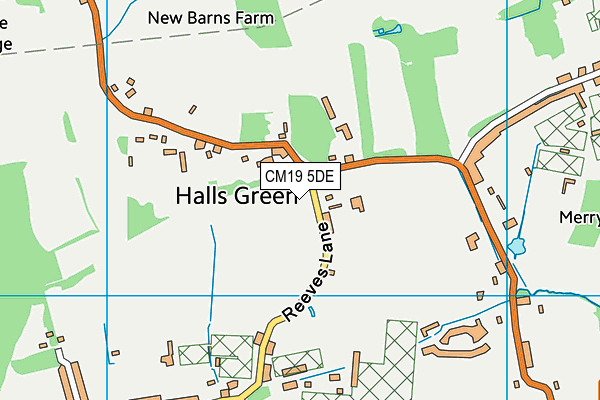 CM19 5DE map - OS VectorMap District (Ordnance Survey) CM19 5DE map - OS VectorMap District (Ordnance Survey)