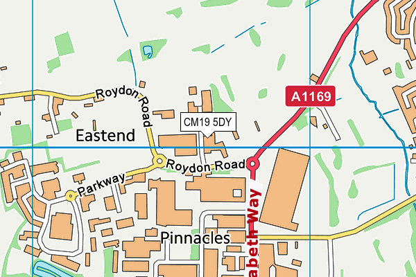 CM19 5DY map - OS VectorMap District (Ordnance Survey) CM19 5DY map - OS VectorMap District (Ordnance Survey)
