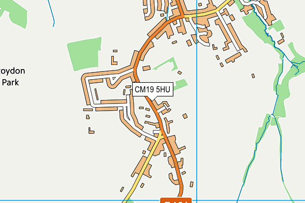 CM19 5HU map - OS VectorMap District (Ordnance Survey) CM19 5HU map - OS VectorMap District (Ordnance Survey)