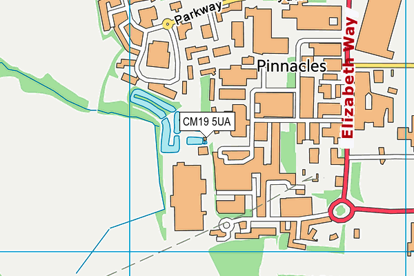 CM19 5UA map - OS VectorMap District (Ordnance Survey) CM19 5UA map - OS VectorMap District (Ordnance Survey)