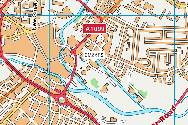 CM2 6FS map - OS VectorMap District (Ordnance Survey) CM2 6FS map - OS VectorMap District (Ordnance Survey)