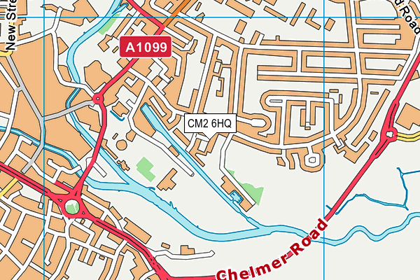 CM2 6HQ map - OS VectorMap District (Ordnance Survey) CM2 6HQ map - OS VectorMap District (Ordnance Survey)