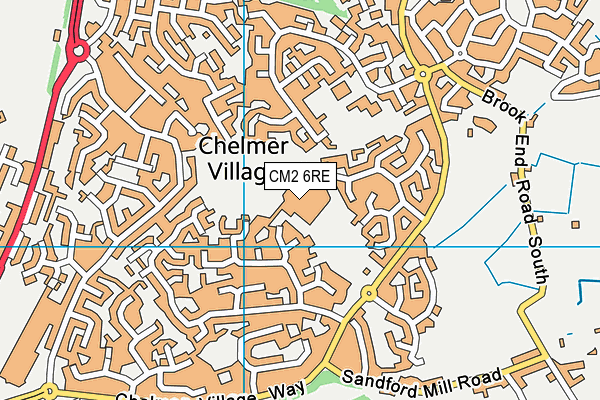 CM2 6RE map - OS VectorMap District (Ordnance Survey) CM2 6RE map - OS VectorMap District (Ordnance Survey)