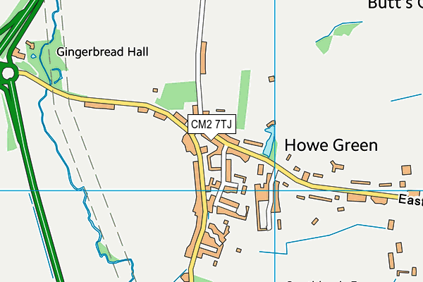 CM2 7TJ map - OS VectorMap District (Ordnance Survey) CM2 7TJ map - OS VectorMap District (Ordnance Survey)