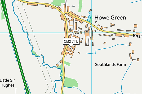 CM2 7TU map - OS VectorMap District (Ordnance Survey) CM2 7TU map - OS VectorMap District (Ordnance Survey)