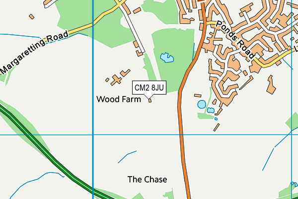 CM2 8JU map - OS VectorMap District (Ordnance Survey) CM2 8JU map - OS VectorMap District (Ordnance Survey)