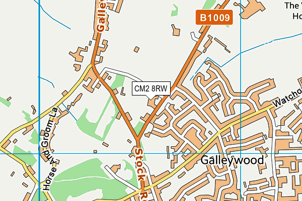 CM2 8RW map - OS VectorMap District (Ordnance Survey) CM2 8RW map - OS VectorMap District (Ordnance Survey)