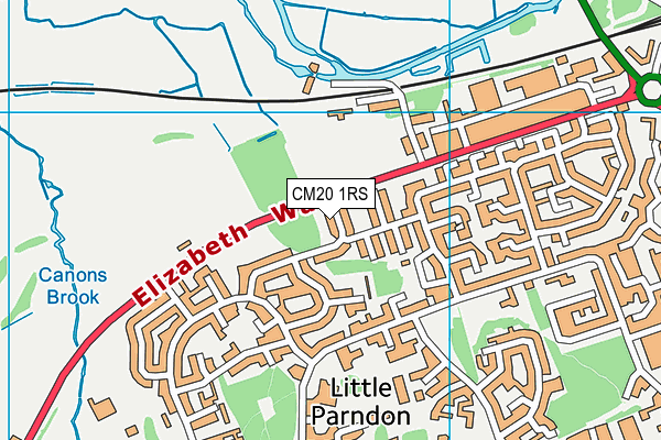 CM20 1RS map - OS VectorMap District (Ordnance Survey) CM20 1RS map - OS VectorMap District (Ordnance Survey)