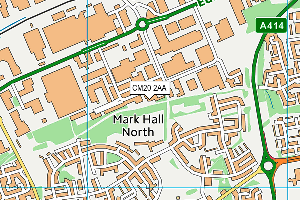 CM20 2AA map - OS VectorMap District (Ordnance Survey) CM20 2AA map - OS VectorMap District (Ordnance Survey)