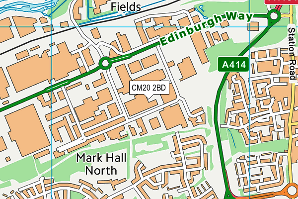 CM20 2BD map - OS VectorMap District (Ordnance Survey) CM20 2BD map - OS VectorMap District (Ordnance Survey)