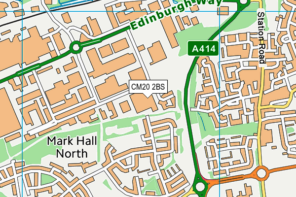 CM20 2BS map - OS VectorMap District (Ordnance Survey) CM20 2BS map - OS VectorMap District (Ordnance Survey)
