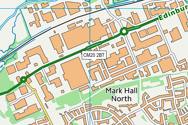 CM20 2BT map - OS VectorMap District (Ordnance Survey) CM20 2BT map - OS VectorMap District (Ordnance Survey)