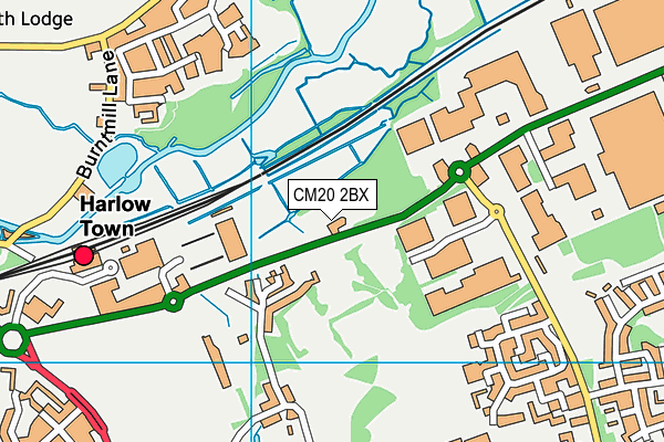 CM20 2BX map - OS VectorMap District (Ordnance Survey) CM20 2BX map - OS VectorMap District (Ordnance Survey)