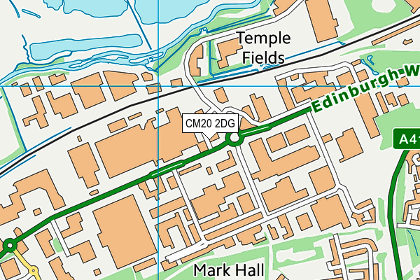 CM20 2DG map - OS VectorMap District (Ordnance Survey) CM20 2DG map - OS VectorMap District (Ordnance Survey)