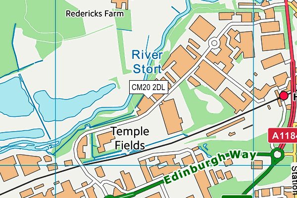CM20 2DL map - OS VectorMap District (Ordnance Survey) CM20 2DL map - OS VectorMap District (Ordnance Survey)