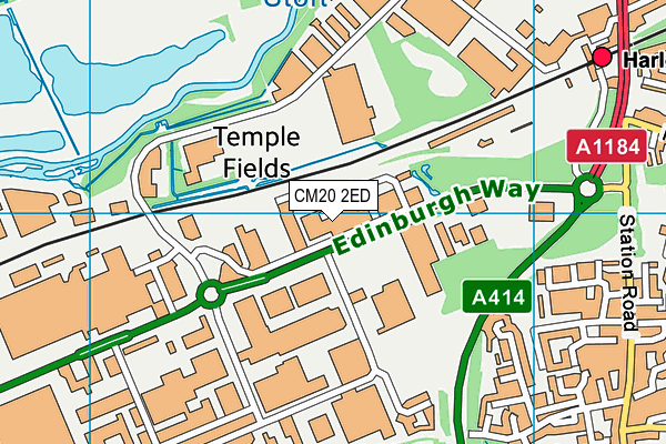 CM20 2ED map - OS VectorMap District (Ordnance Survey) CM20 2ED map - OS VectorMap District (Ordnance Survey)