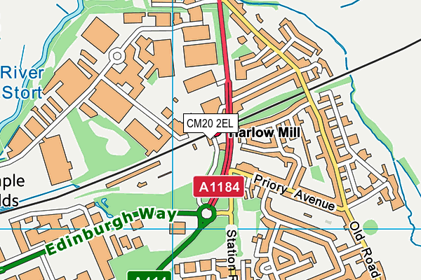 CM20 2EL map - OS VectorMap District (Ordnance Survey) CM20 2EL map - OS VectorMap District (Ordnance Survey)