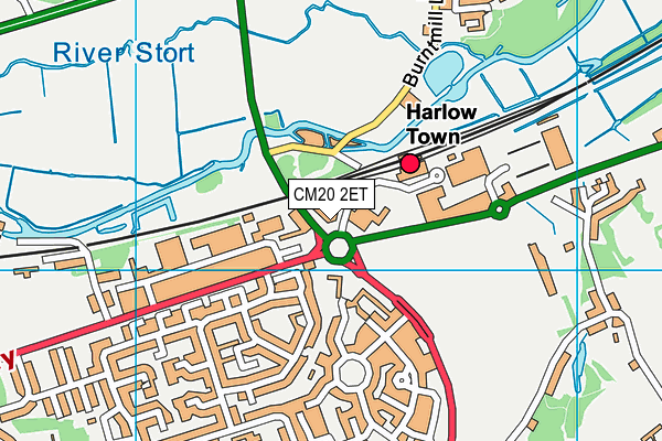 CM20 2ET map - OS VectorMap District (Ordnance Survey) CM20 2ET map - OS VectorMap District (Ordnance Survey)