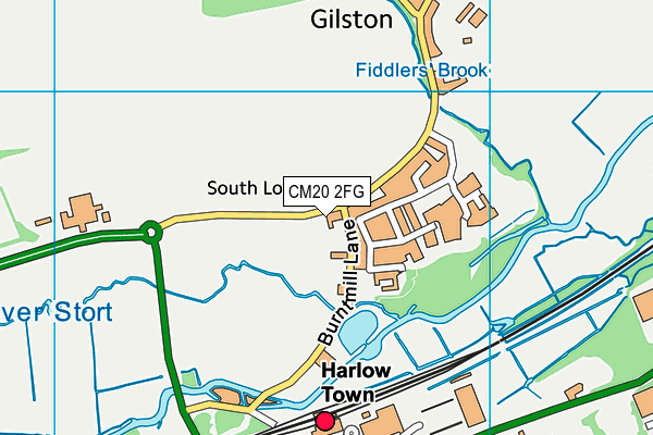 CM20 2FG map - OS VectorMap District (Ordnance Survey) CM20 2FG map - OS VectorMap District (Ordnance Survey)