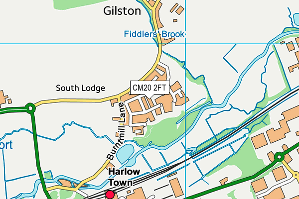 CM20 2FT map - OS VectorMap District (Ordnance Survey) CM20 2FT map - OS VectorMap District (Ordnance Survey)