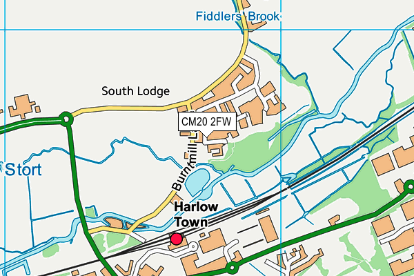 CM20 2FW map - OS VectorMap District (Ordnance Survey) CM20 2FW map - OS VectorMap District (Ordnance Survey)