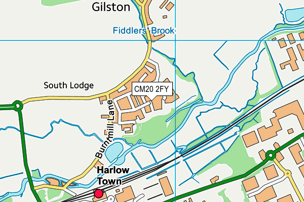 CM20 2FY map - OS VectorMap District (Ordnance Survey) CM20 2FY map - OS VectorMap District (Ordnance Survey)