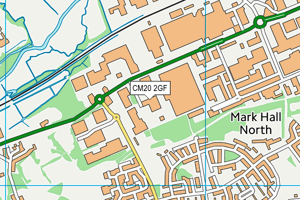 CM20 2GF map - OS VectorMap District (Ordnance Survey) CM20 2GF map - OS VectorMap District (Ordnance Survey)