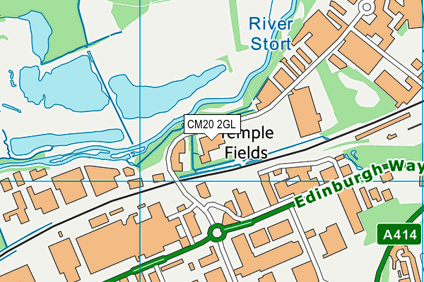 CM20 2GL map - OS VectorMap District (Ordnance Survey) CM20 2GL map - OS VectorMap District (Ordnance Survey)