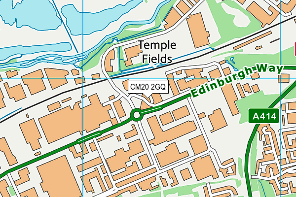 CM20 2GQ map - OS VectorMap District (Ordnance Survey) CM20 2GQ map - OS VectorMap District (Ordnance Survey)