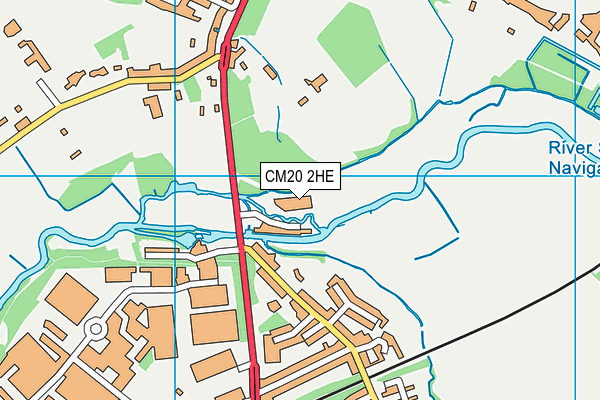 CM20 2HE map - OS VectorMap District (Ordnance Survey) CM20 2HE map - OS VectorMap District (Ordnance Survey)