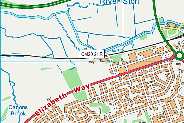 CM20 2HR map - OS VectorMap District (Ordnance Survey) CM20 2HR map - OS VectorMap District (Ordnance Survey)
