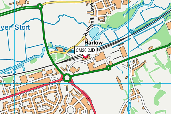 CM20 2JD map - OS VectorMap District (Ordnance Survey) CM20 2JD map - OS VectorMap District (Ordnance Survey)