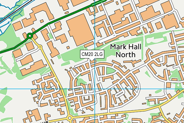 CM20 2LG map - OS VectorMap District (Ordnance Survey) CM20 2LG map - OS VectorMap District (Ordnance Survey)