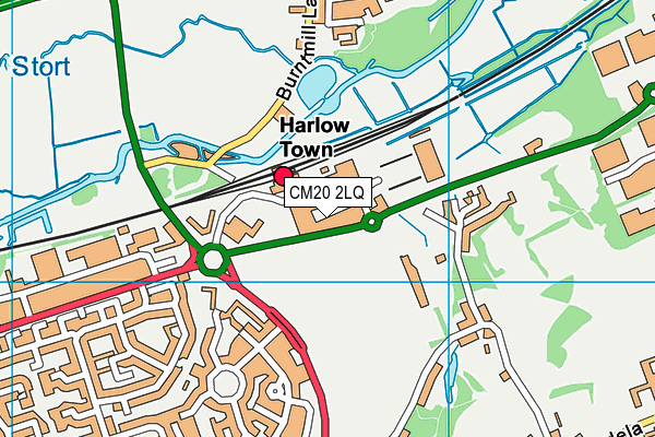 CM20 2LQ map - OS VectorMap District (Ordnance Survey) CM20 2LQ map - OS VectorMap District (Ordnance Survey)