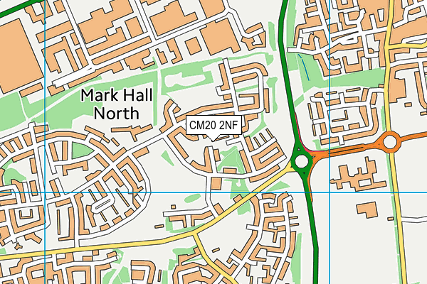 CM20 2NF map - OS VectorMap District (Ordnance Survey) CM20 2NF map - OS VectorMap District (Ordnance Survey)