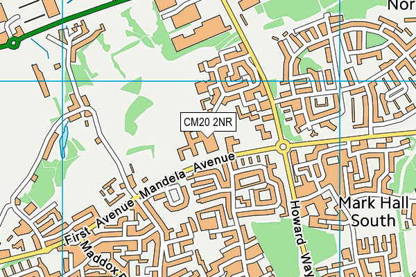 CM20 2NR map - OS VectorMap District (Ordnance Survey) CM20 2NR map - OS VectorMap District (Ordnance Survey)