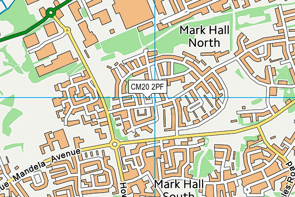 CM20 2PF map - OS VectorMap District (Ordnance Survey) CM20 2PF map - OS VectorMap District (Ordnance Survey)