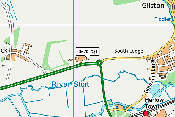 CM20 2QT map - OS VectorMap District (Ordnance Survey) CM20 2QT map - OS VectorMap District (Ordnance Survey)