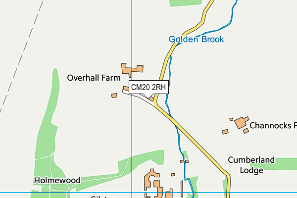 CM20 2RH map - OS VectorMap District (Ordnance Survey) CM20 2RH map - OS VectorMap District (Ordnance Survey)