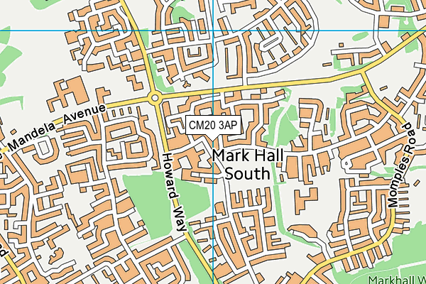 CM20 3AP map - OS VectorMap District (Ordnance Survey) CM20 3AP map - OS VectorMap District (Ordnance Survey)