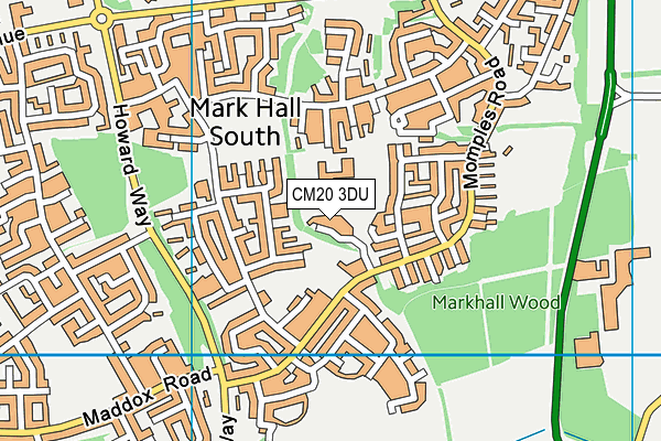 CM20 3DU map - OS VectorMap District (Ordnance Survey) CM20 3DU map - OS VectorMap District (Ordnance Survey)