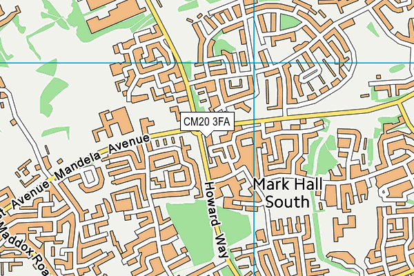 CM20 3FA map - OS VectorMap District (Ordnance Survey) CM20 3FA map - OS VectorMap District (Ordnance Survey)