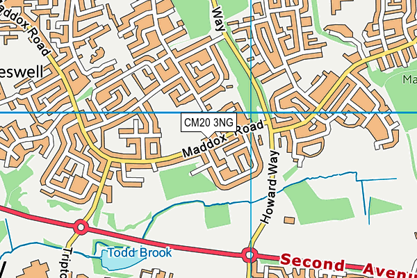 CM20 3NG map - OS VectorMap District (Ordnance Survey) CM20 3NG map - OS VectorMap District (Ordnance Survey)