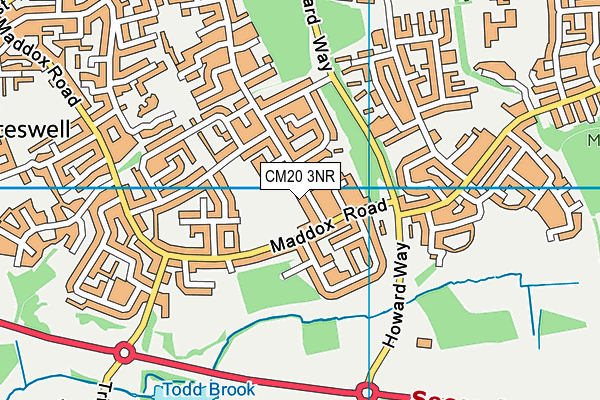 CM20 3NR map - OS VectorMap District (Ordnance Survey) CM20 3NR map - OS VectorMap District (Ordnance Survey)
