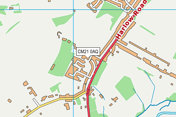 CM21 0AQ map - OS VectorMap District (Ordnance Survey) CM21 0AQ map - OS VectorMap District (Ordnance Survey)